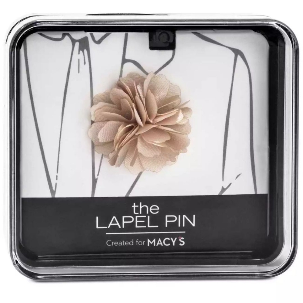 Pink Flower Lapel Pin